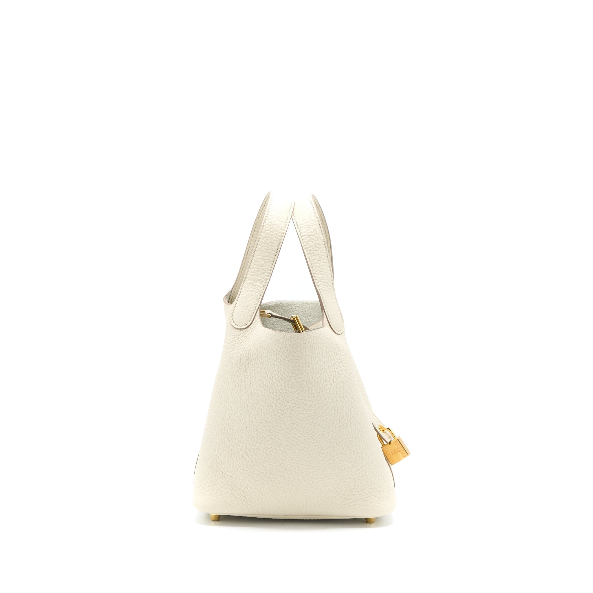 HERMES PICOTIN 18 LOCK BAG CLEMENCE 8L BETON GHW