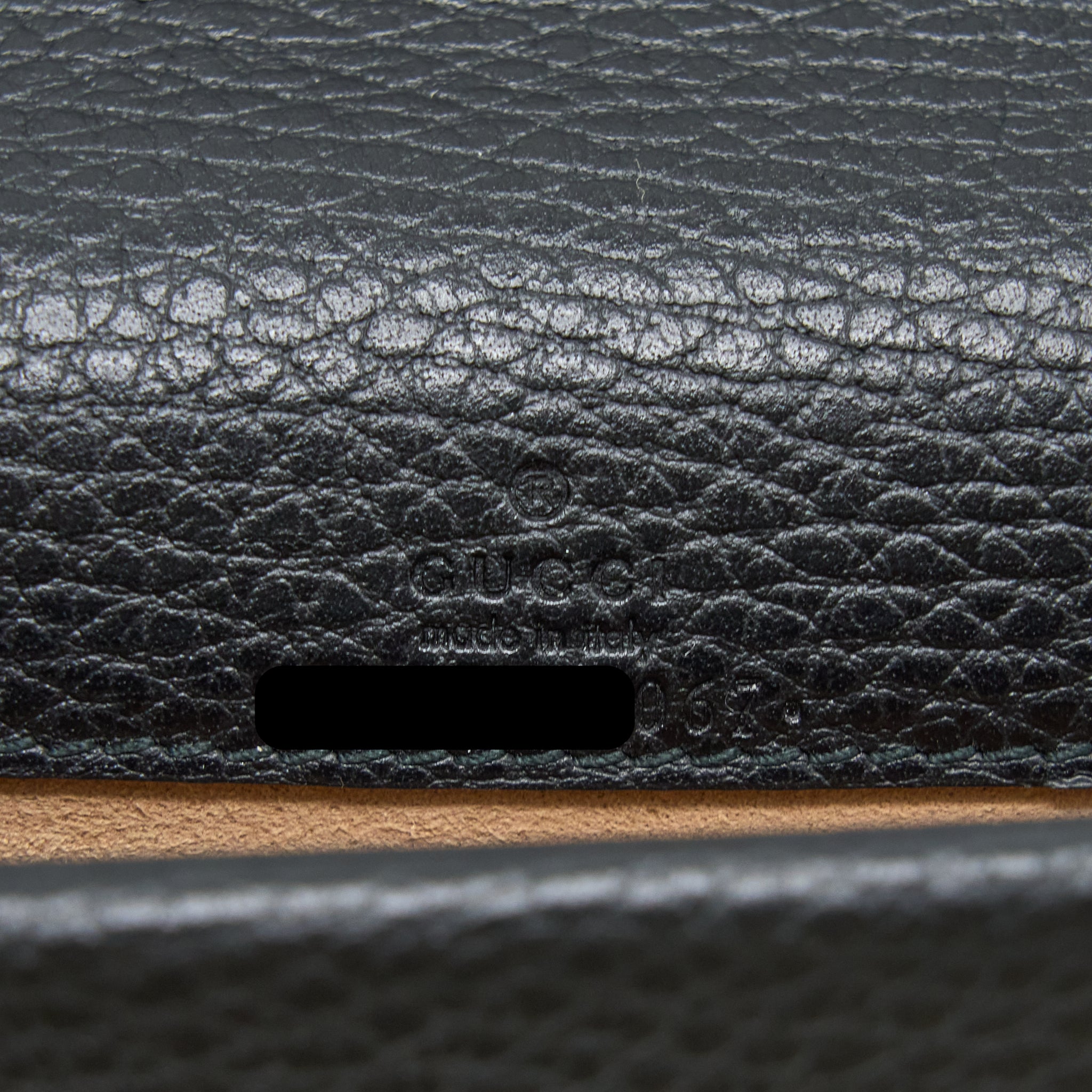 GUCCI SUPER MINI DIONYSUS CALFSKIN BLACK RUTHENIUM SHW