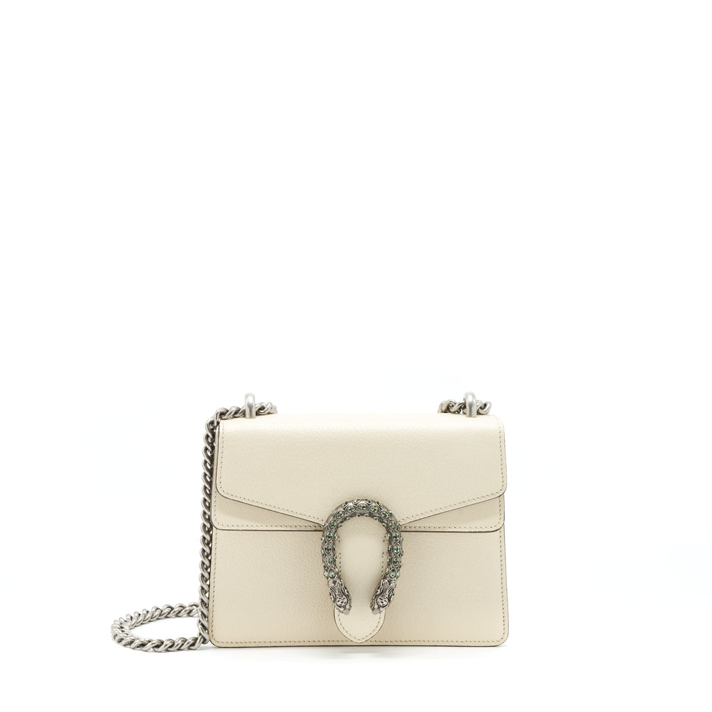 GUCCI DIONYSUS MINI BAG WHITE SHW