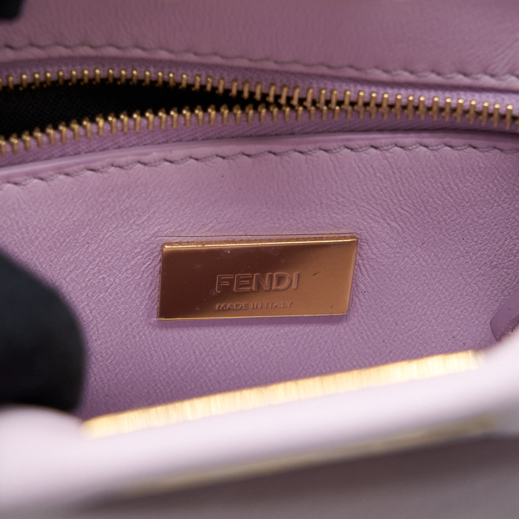 FENDI PEEKABOO ICONIC XS NAPPA LIGHT PURPLE GHW