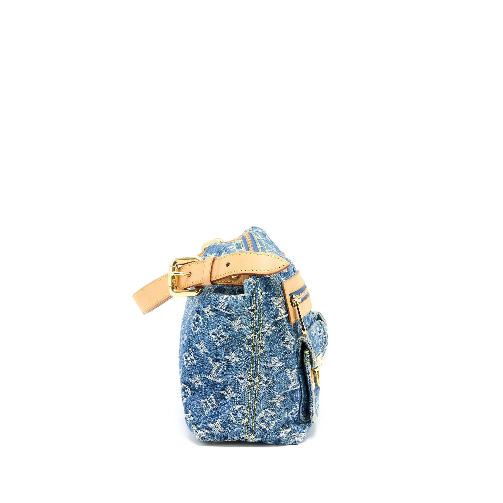 LOUIS VUITTON BUGGY BAG MONOGRAM DENIM GHW