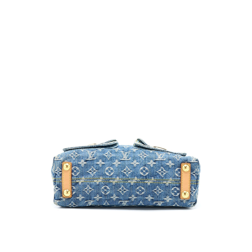 LOUIS VUITTON BUGGY BAG MONOGRAM DENIM GHW