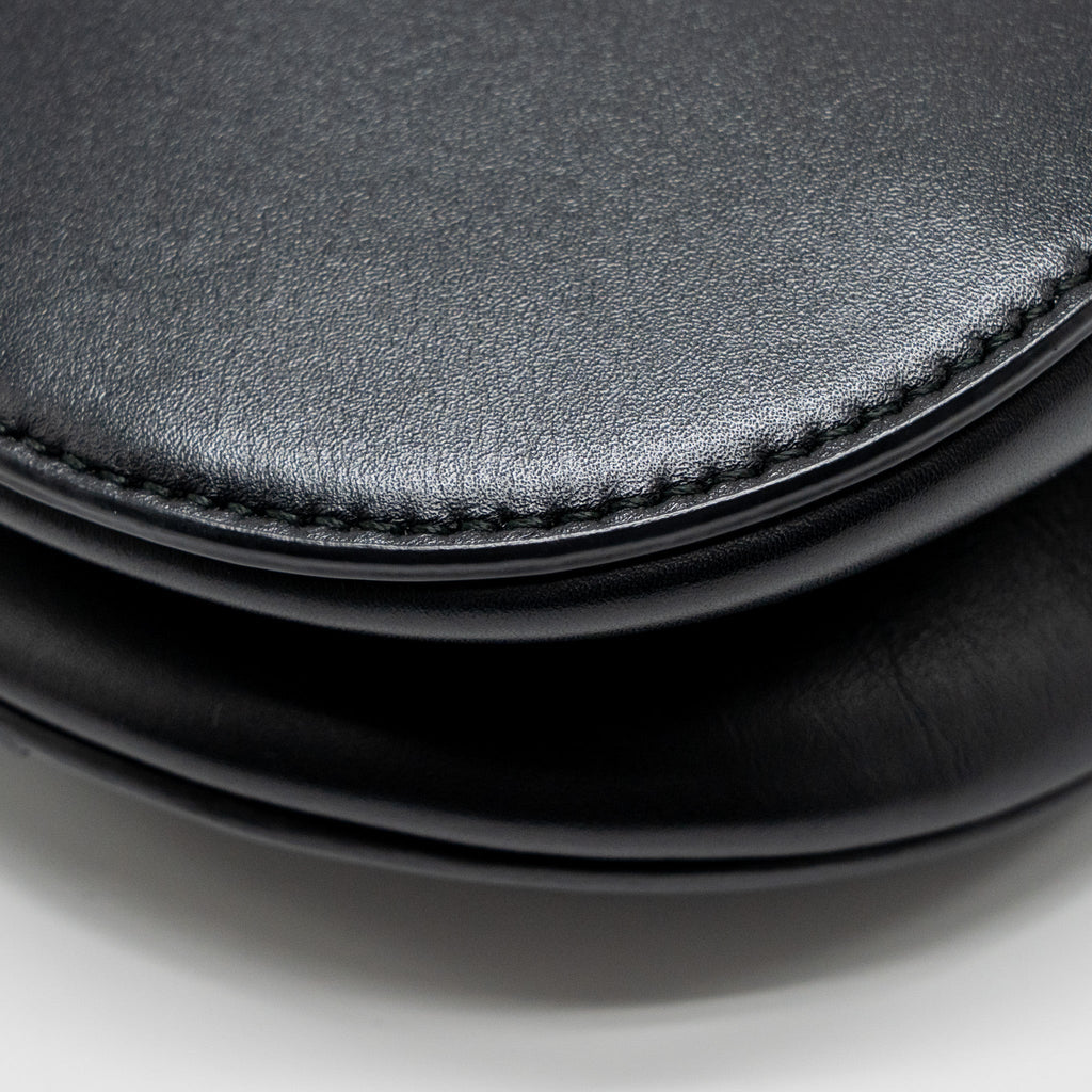 DIOR MINI SADDLE BAG CALFSKIN BLACK GHW