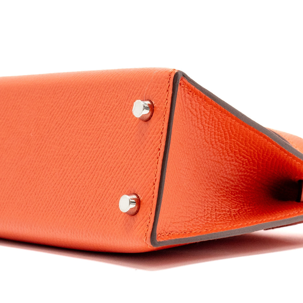 HERMES MINI KELLY II EPSOM CAPUCINES SHW
