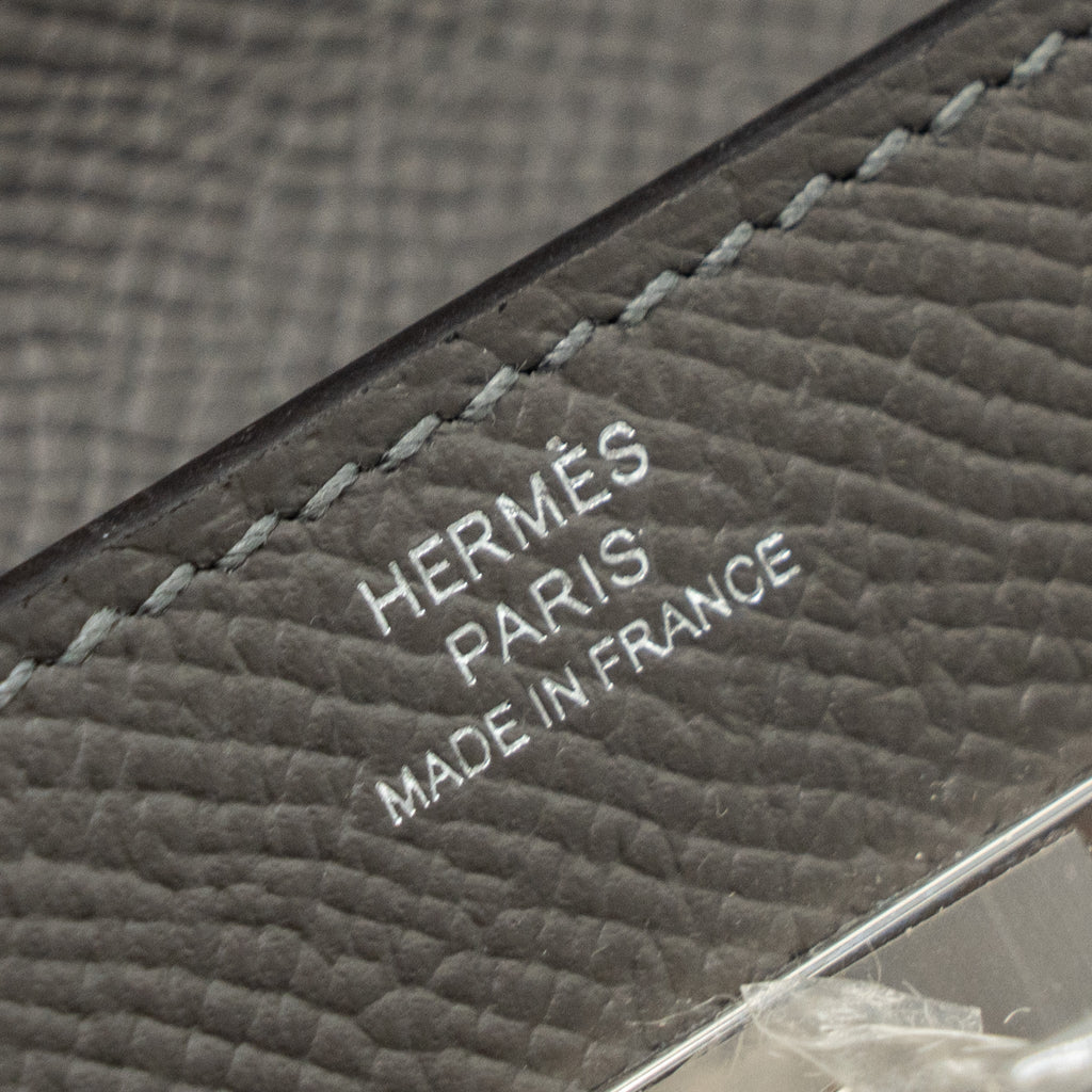 HERMES KELLY TO GO EPSOM GRIS MEYER SHW