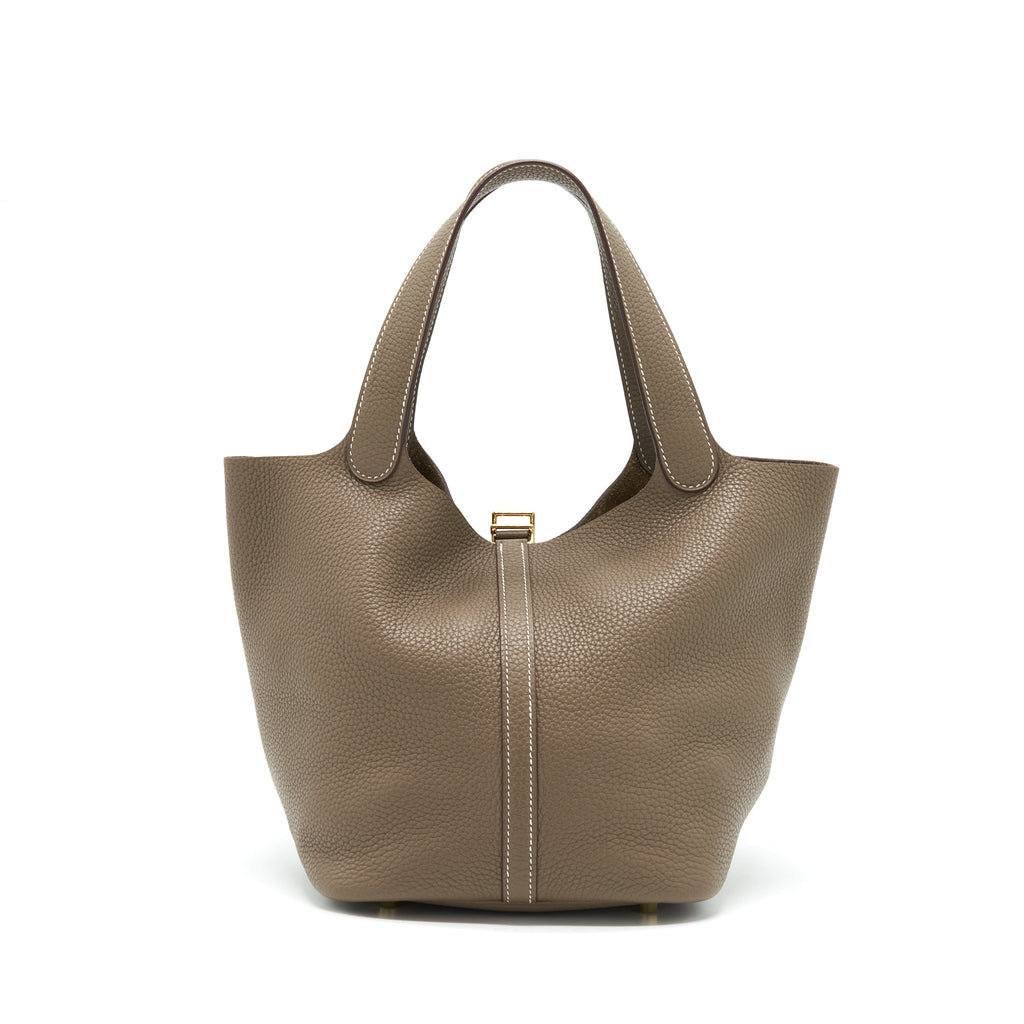 HERMES PICOTIN 22 CLEMENCE ETOUPE GHW