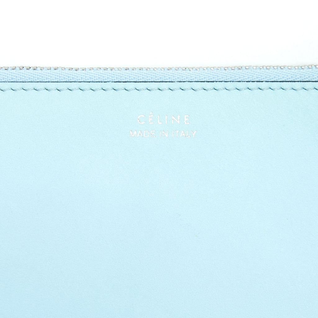CELINE SMALL TWISTED CABAS TOTE POOL/ BERGAMOTE SHW