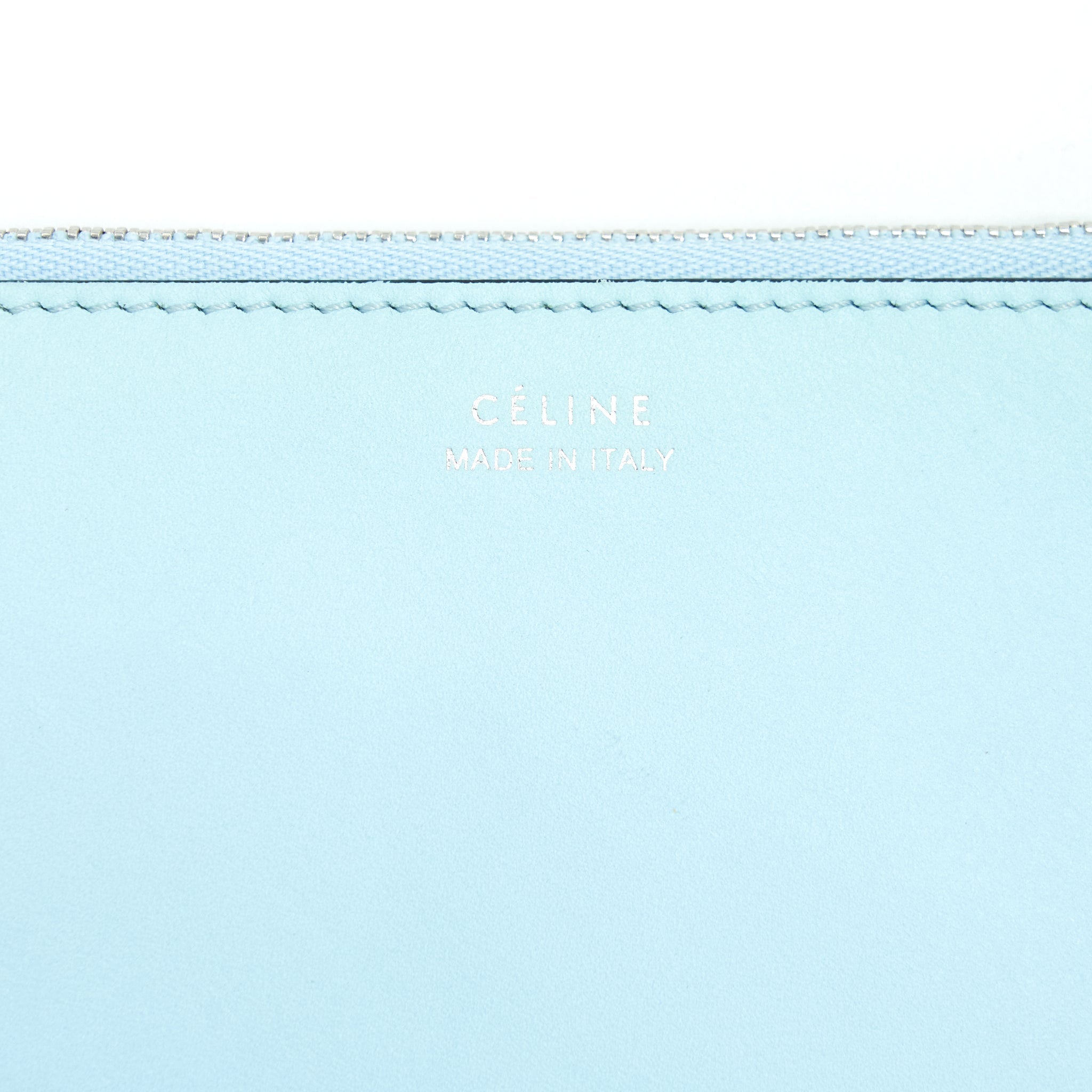CELINE SMALL TWISTED CABAS TOTE POOL/ BERGAMOTE SHW