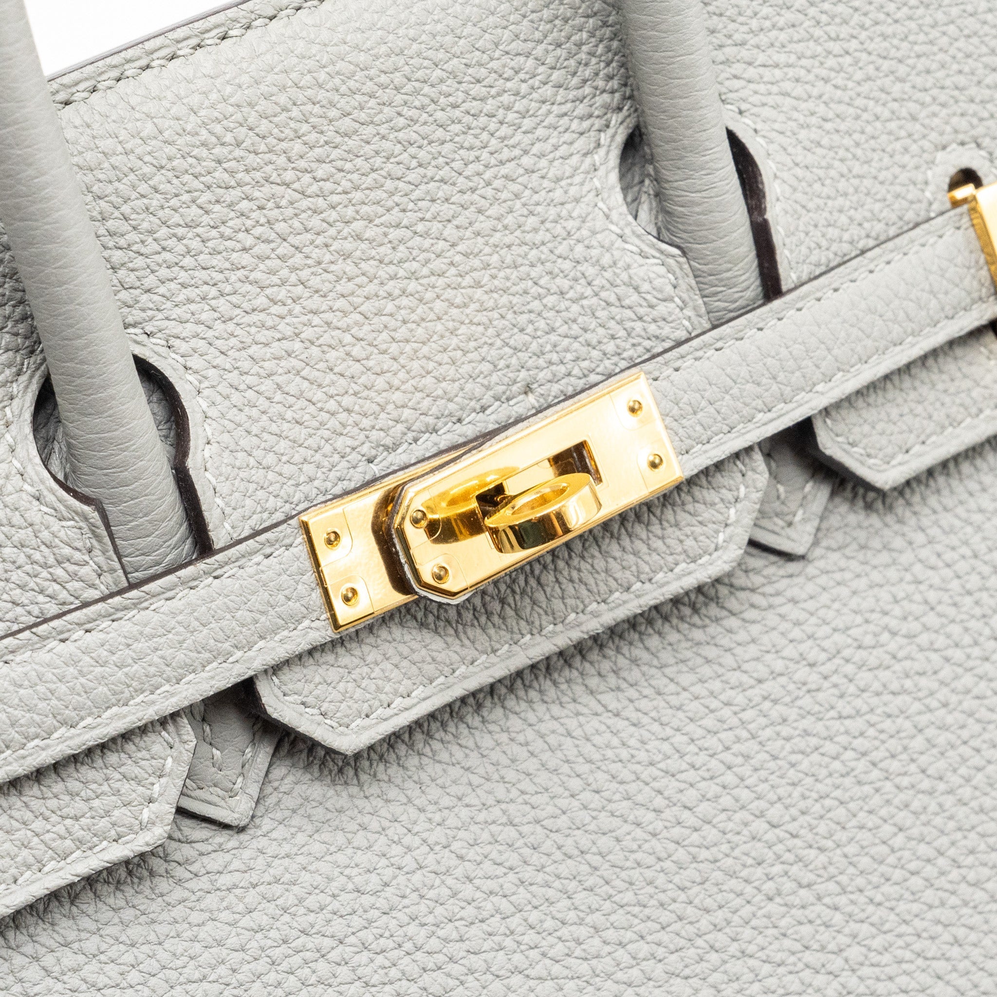 HERMES BIRKIN 25 TOGO GRIS MOUNTIE GHW