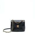 CHANEL 22P NEW SQUARE FLAP BAG CAVIAR BLACK GHW