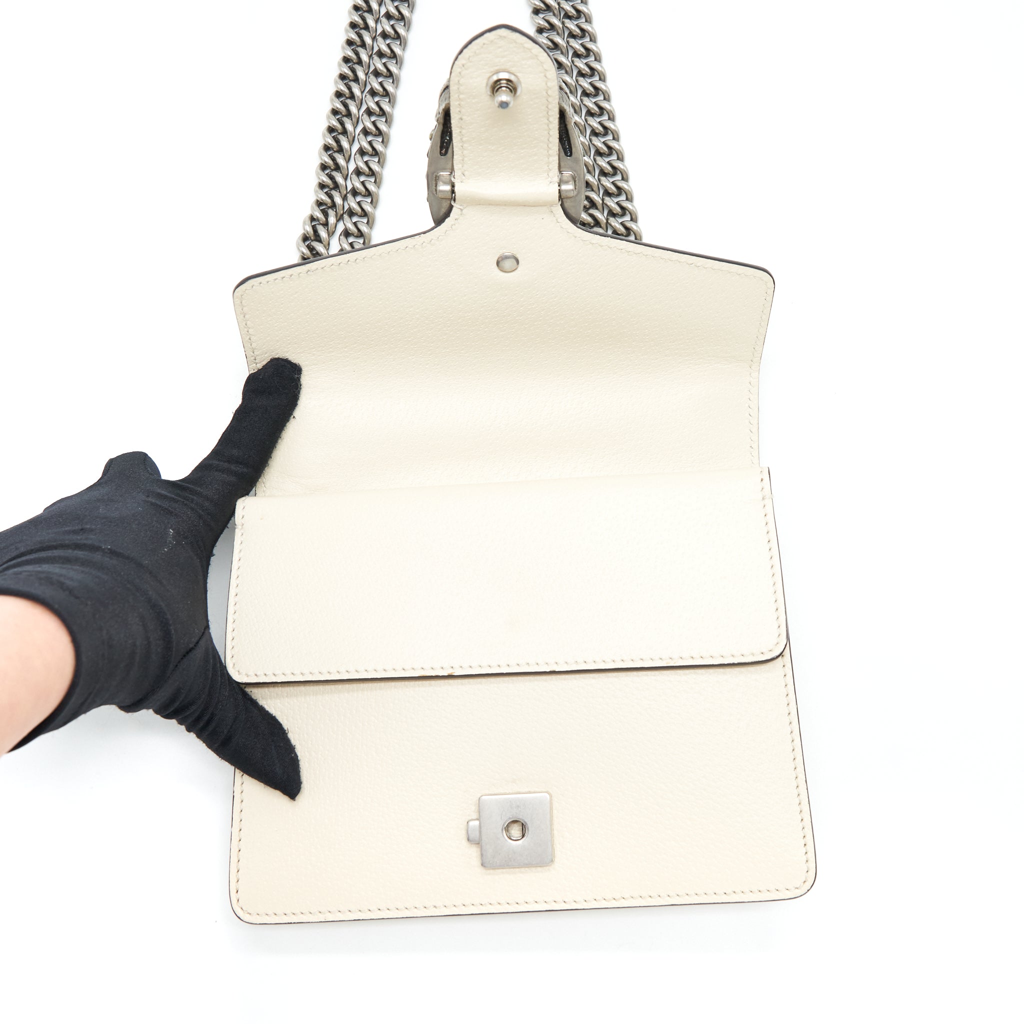 GUCCI DIONYSUS MINI BAG WHITE SHW