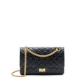CHANEL REISSUE 2.55 225 CALFSKIN BLACK GHW