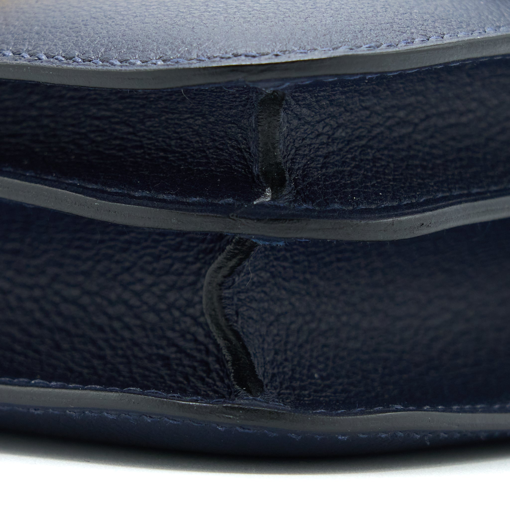 HERMES MINI CONSTANCE EVERCOLOUR BLUE NUIT GHW
