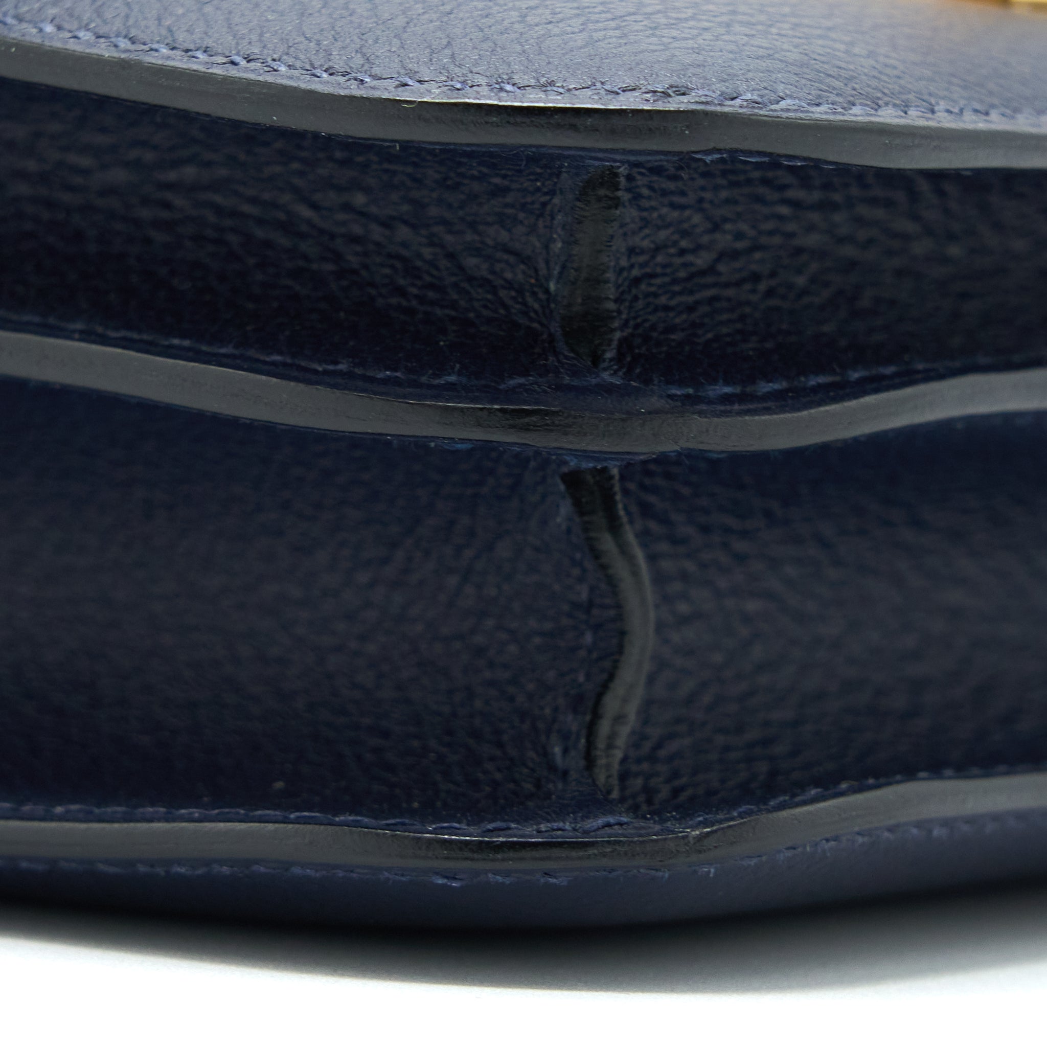HERMES MINI CONSTANCE EVERCOLOUR BLUE NUIT GHW