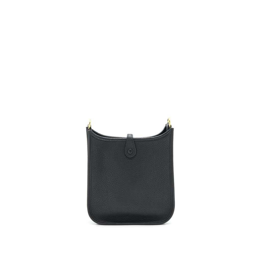 HERMES MINI EVELYNE BLACK GHW