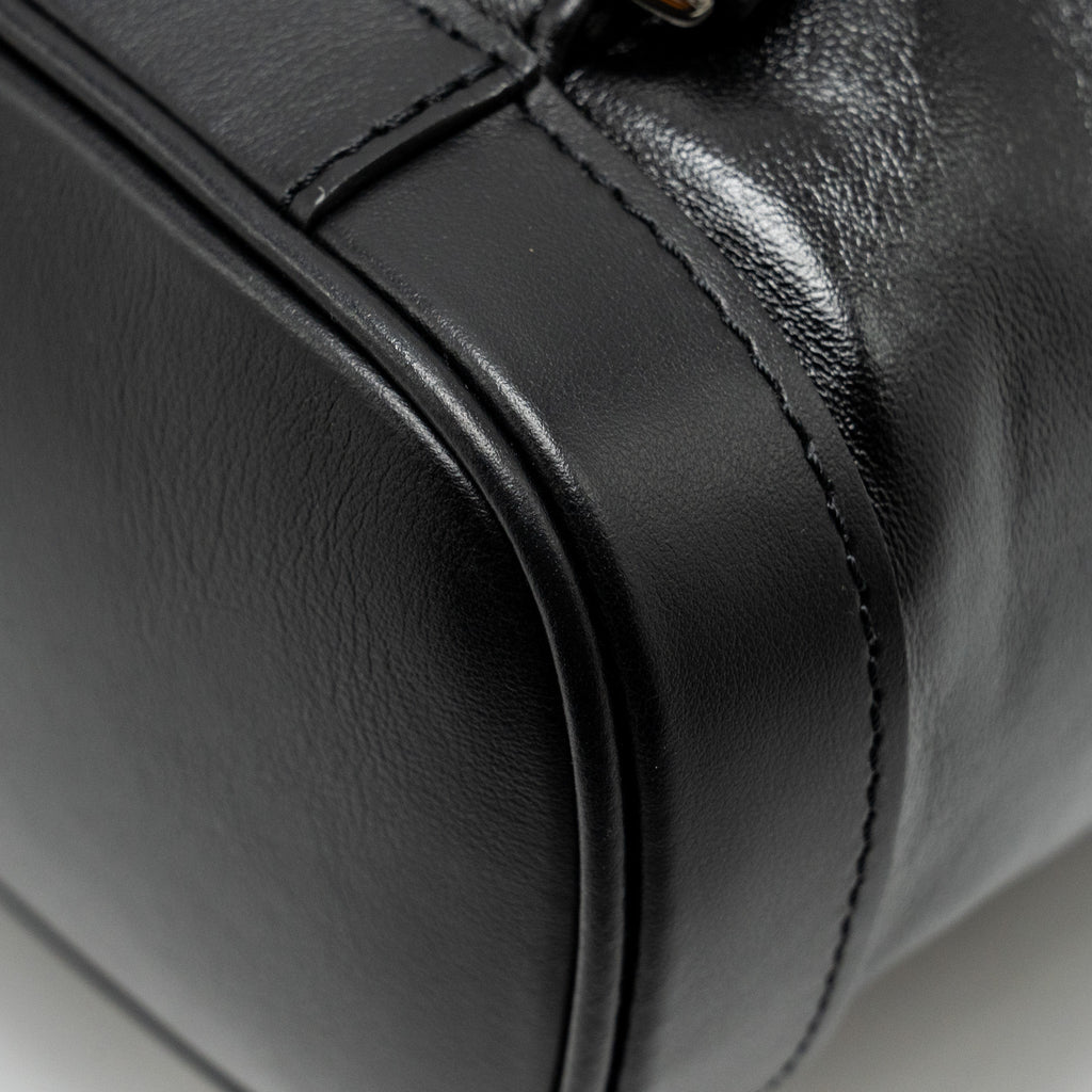 LOUIS VUITTON MONTSOURIS BACKPACK PM LAMBSKIN BLACK SHW