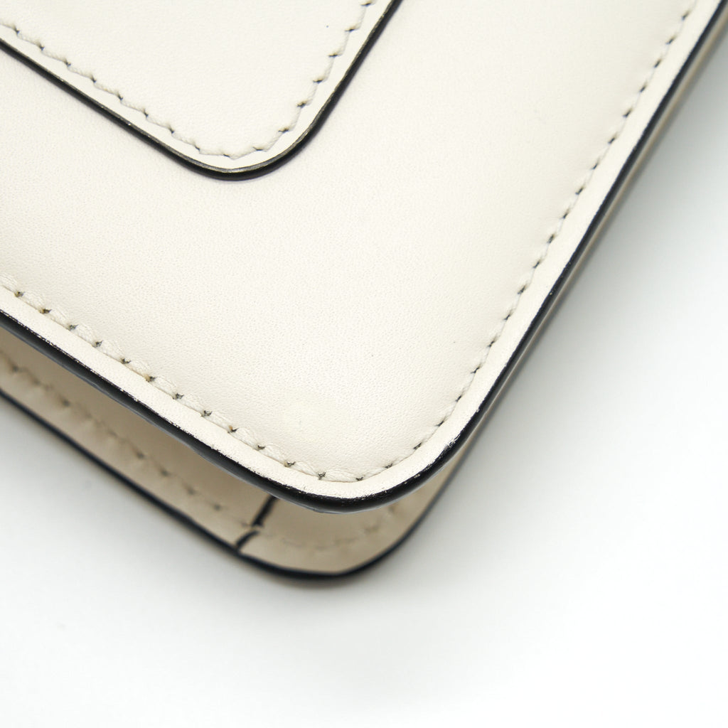 BVALGARI SERPENTI FOREVER CROSSBODY BAG CALFSKIN WHITE LGHW