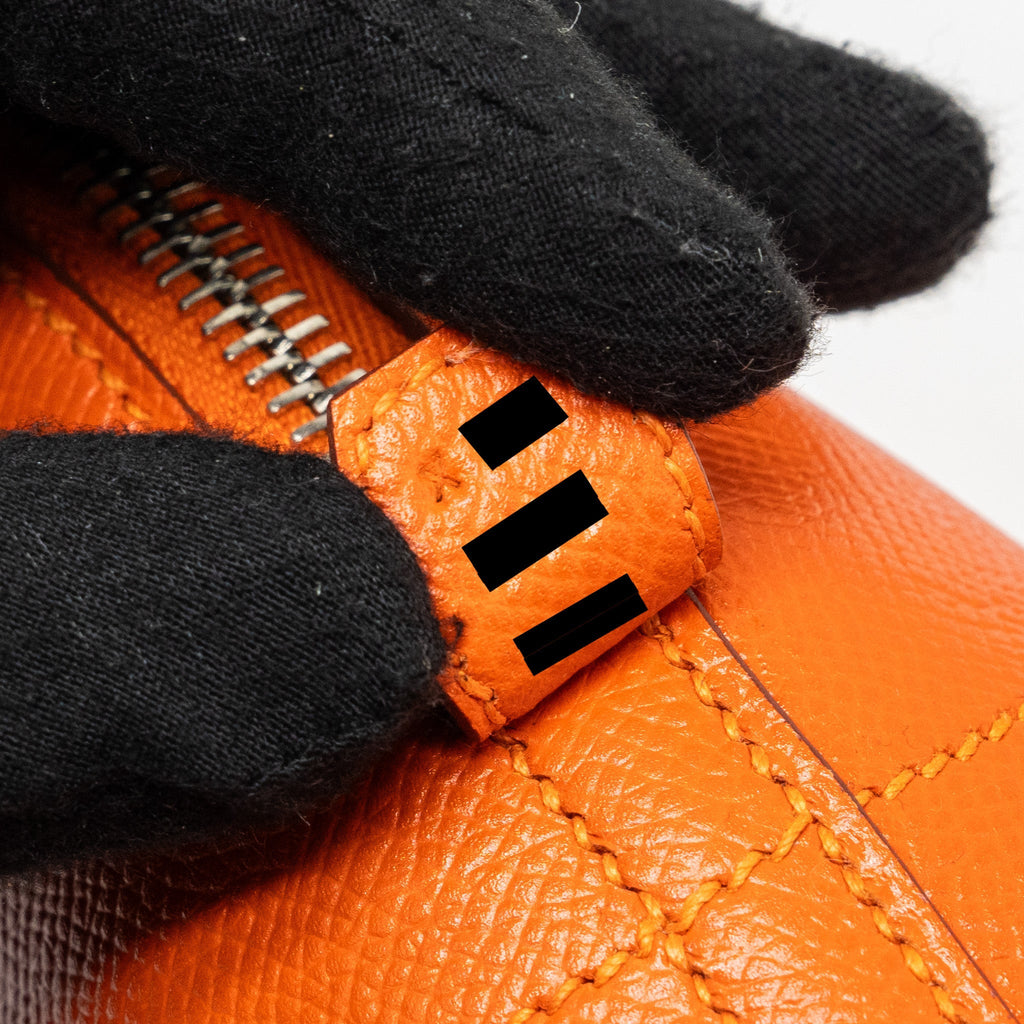 HERMES BOLIDE 27 EPSOM ORANGE SHW