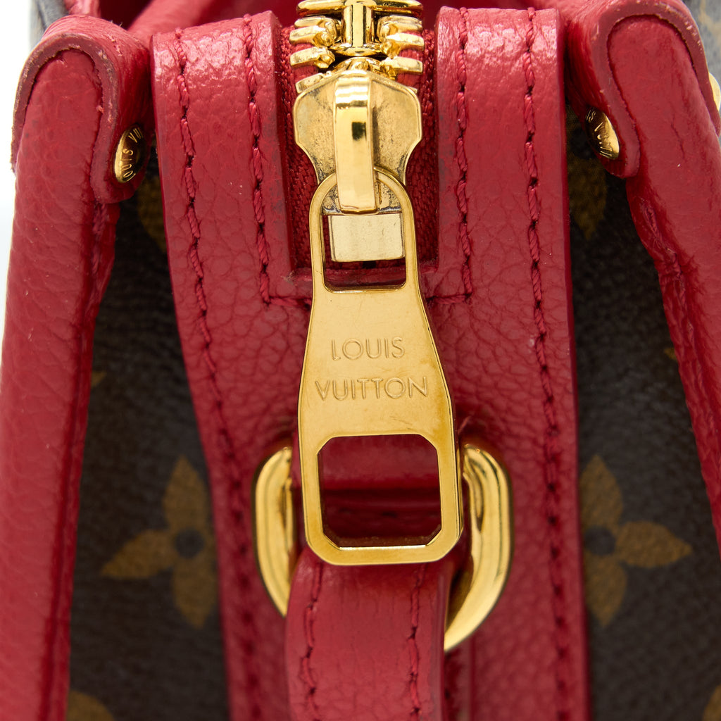 LOUIS VUITTON POPINCOURT PM BAG MONOGRAM CANVAS/CERISE GHW