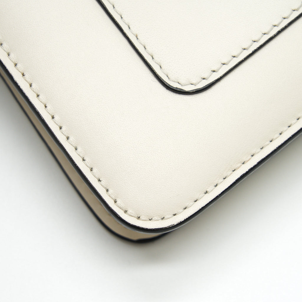 BVALGARI SERPENTI FOREVER CROSSBODY BAG CALFSKIN WHITE LGHW