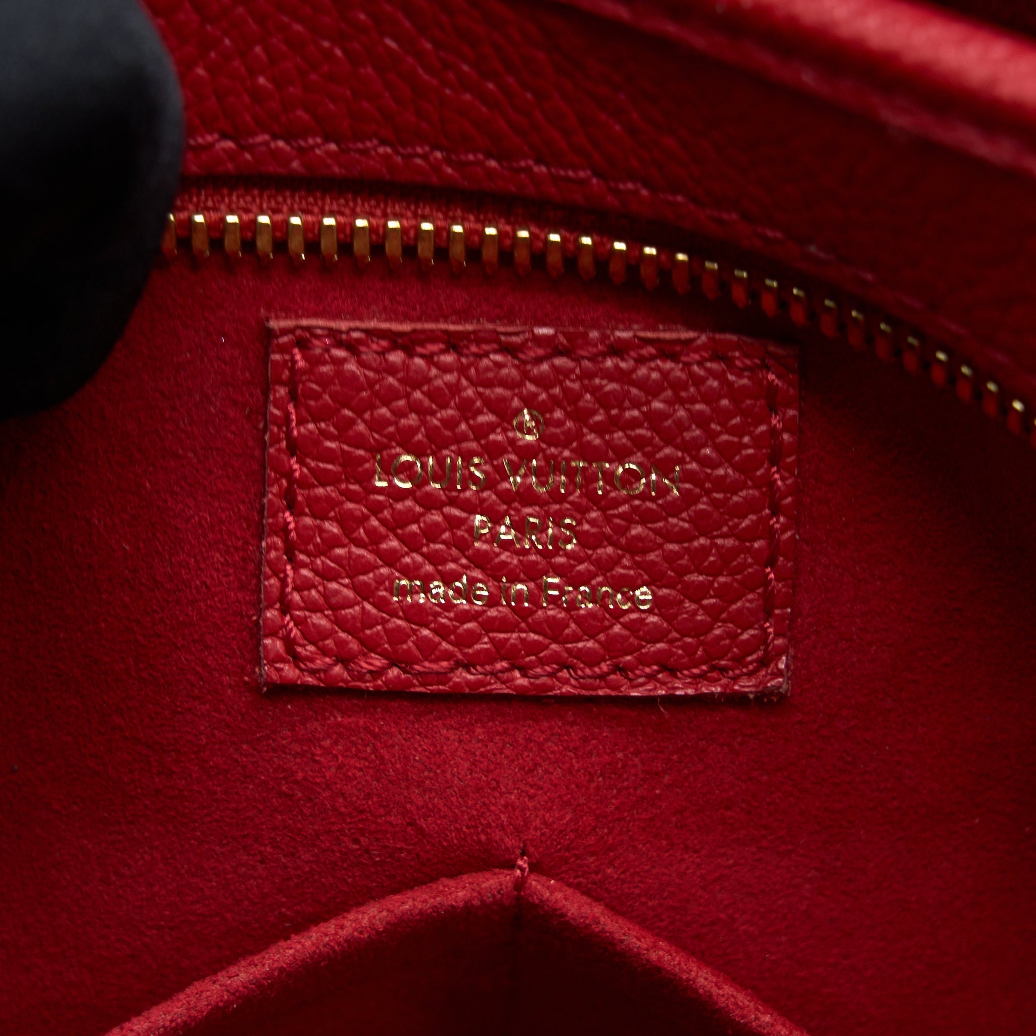 LOUIS VUITTON POPINCOURT PM BAG MONOGRAM CANVAS/CERISE GHW