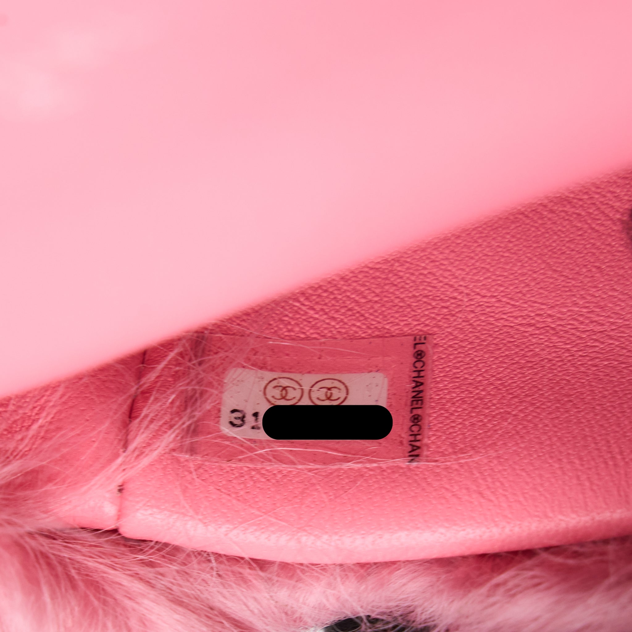 CHANEL 21K MINI FLAP BAG JEWEL HOOK SHEARLING LAMBSKIN PINK SHW