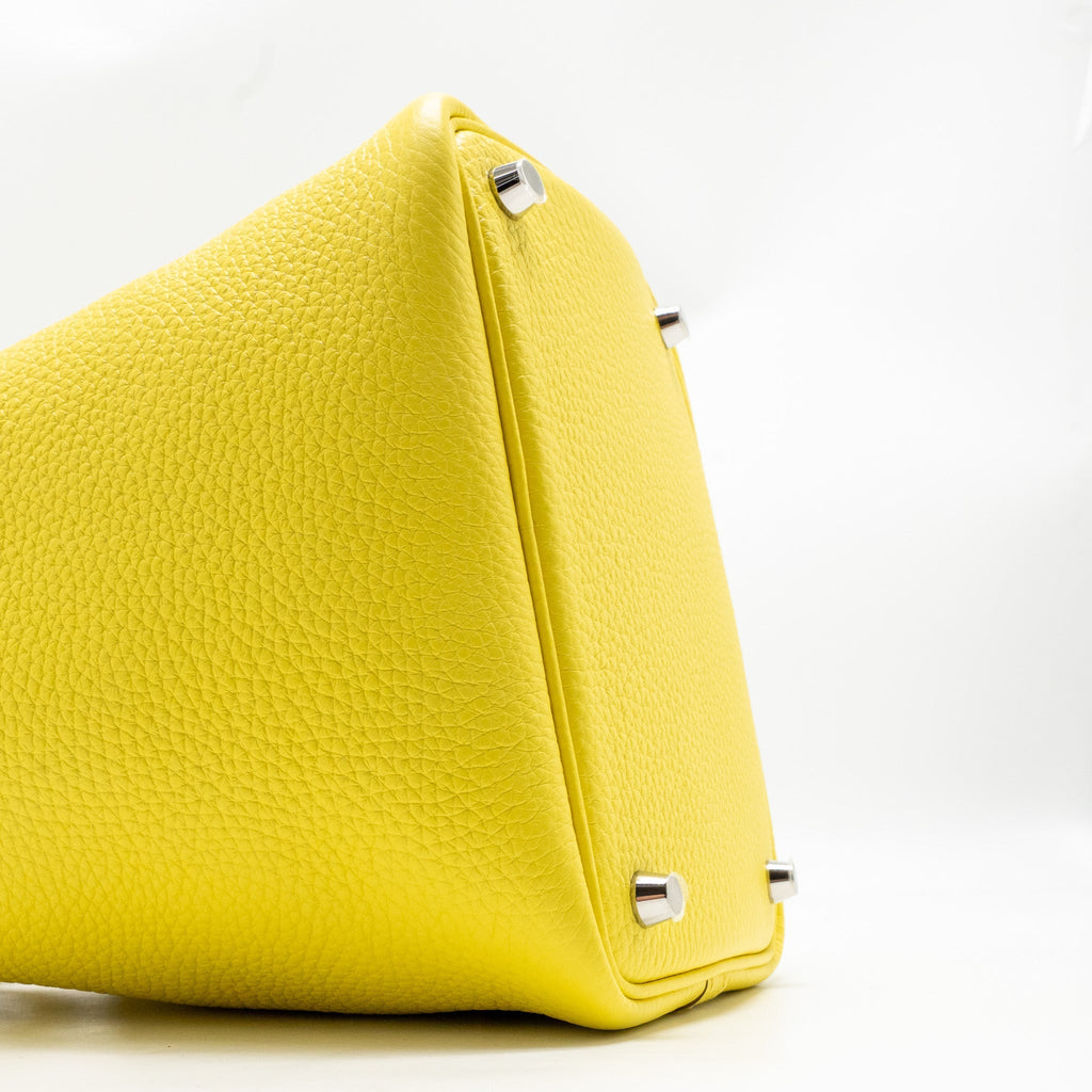 HERMES PICOTIN 18 LOCK BAG CLEMENCE 9R LIME SHW