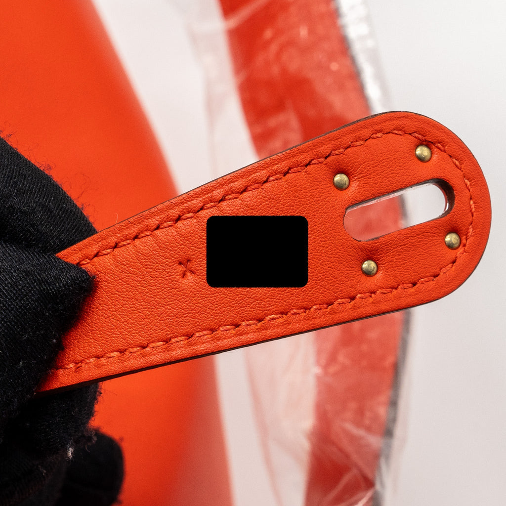 HERMES LINDY 30 SWIFT LEATHER RED SHW