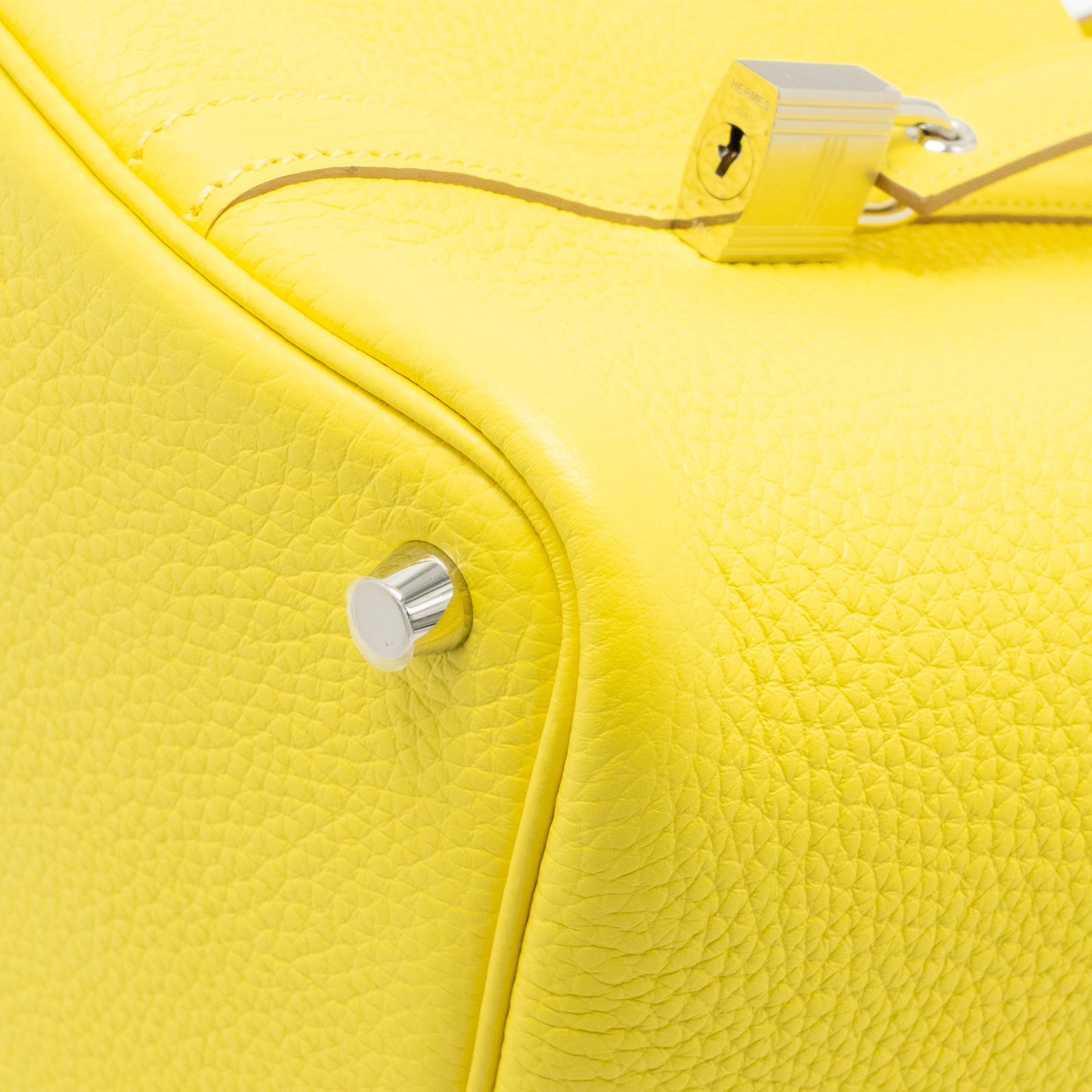 HERMES PICOTIN 18 LOCK BAG CLEMENCE 9R LIME SHW