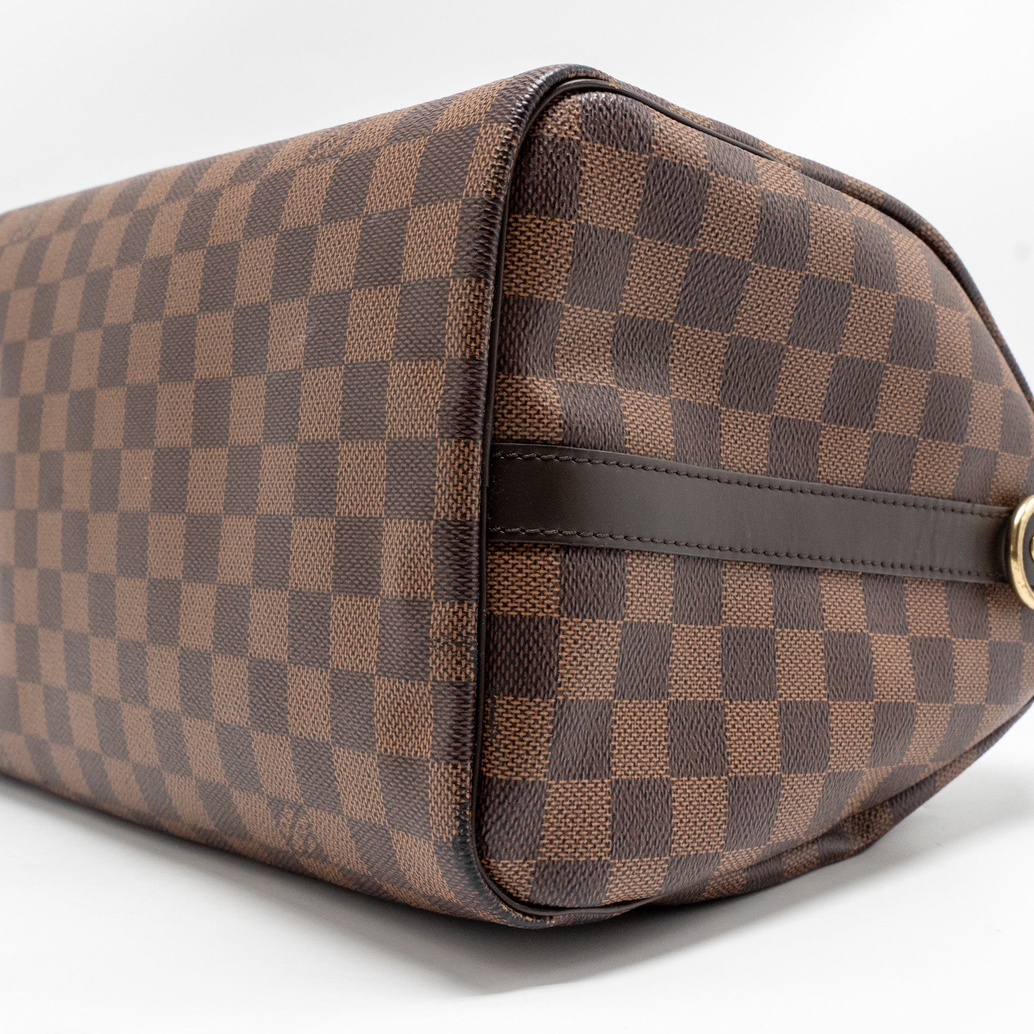 LOUIS VUITTON SPEEDY BANDOULIERE 30 DAMIER EBENE CANVAS GHW