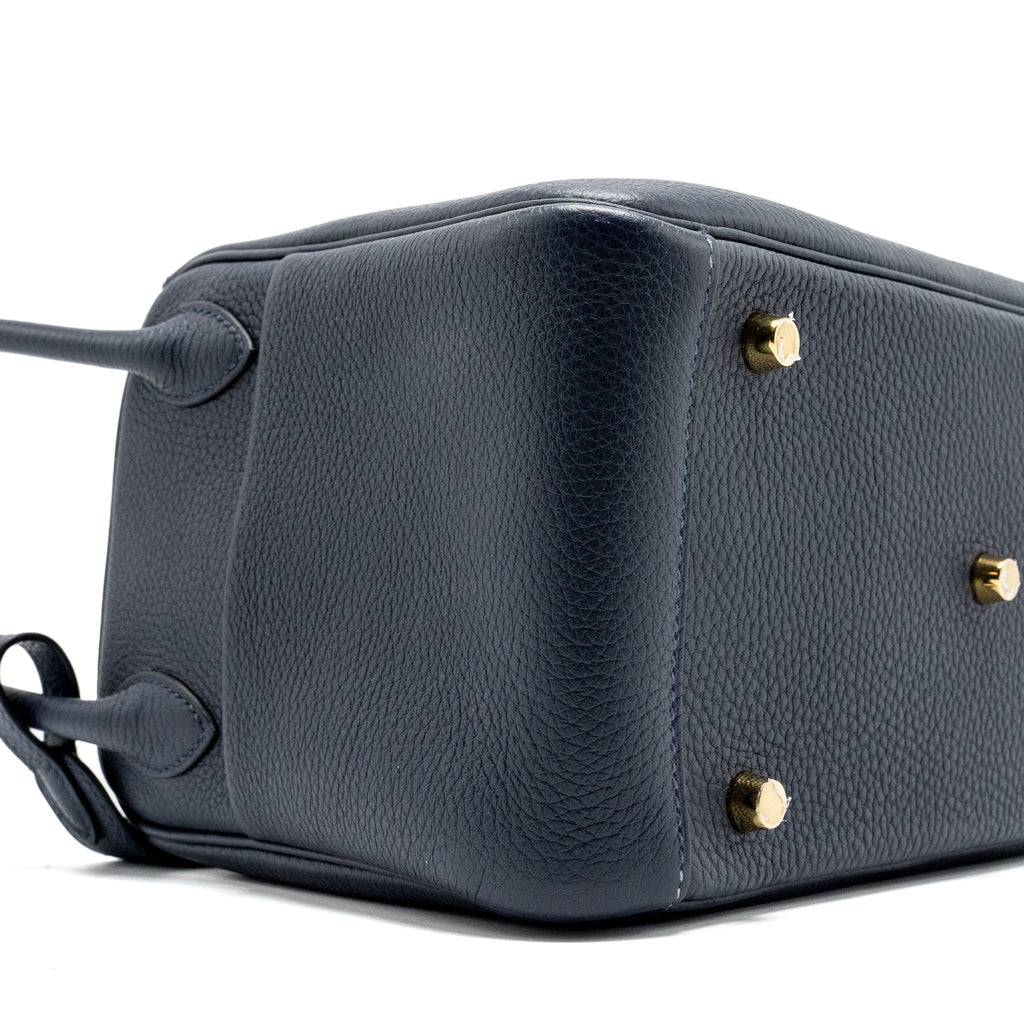 HERMES LINDY 26 CLEMENCE BLUE NUIT GHW