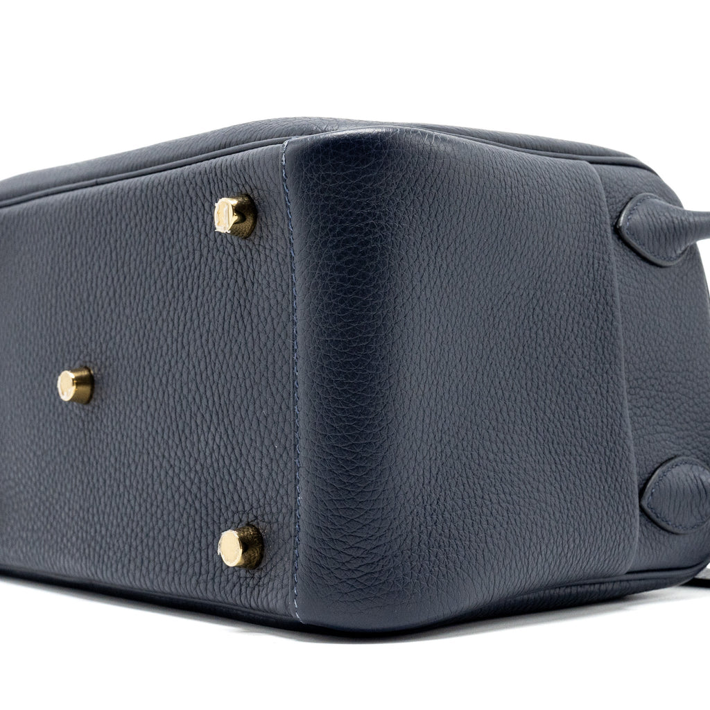 HERMES LINDY 26 CLEMENCE BLUE NUIT GHW
