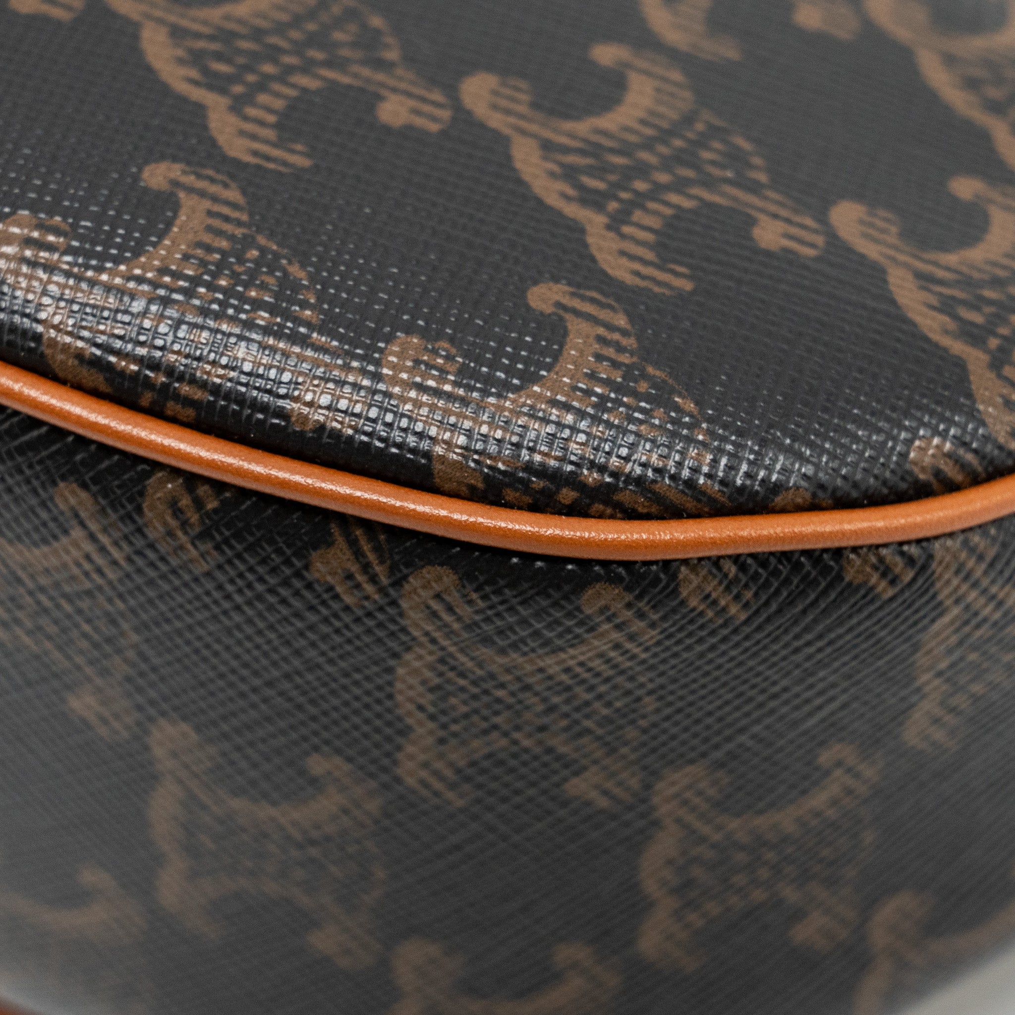 CELINE AVA BAG TRIOMPHE CANVAS / CALFSKIN TAN GHW