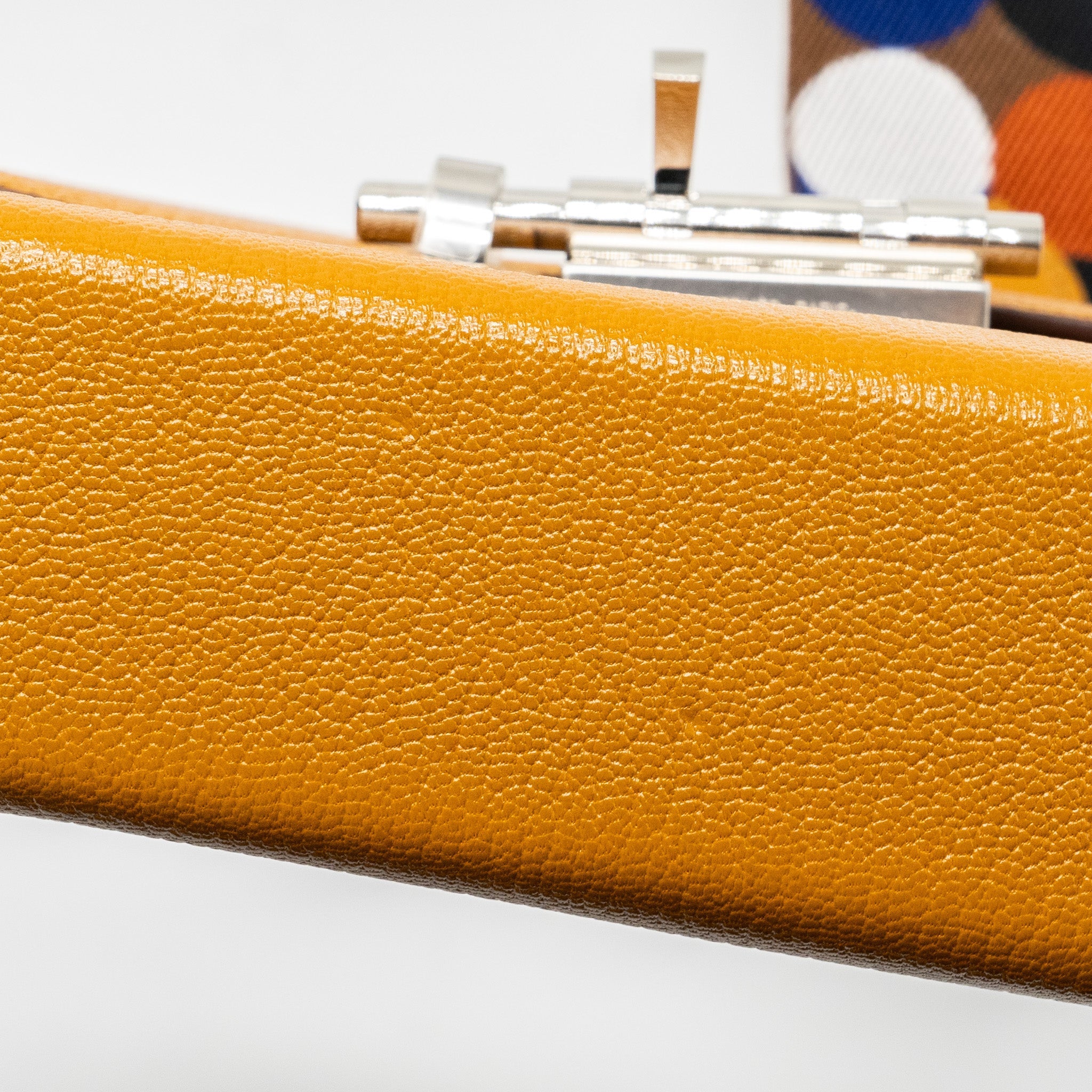 HERMES MINI STRAP VERROU BAG CHEVRE MYSORE CARAMEL/MULTICOLOUR SHW