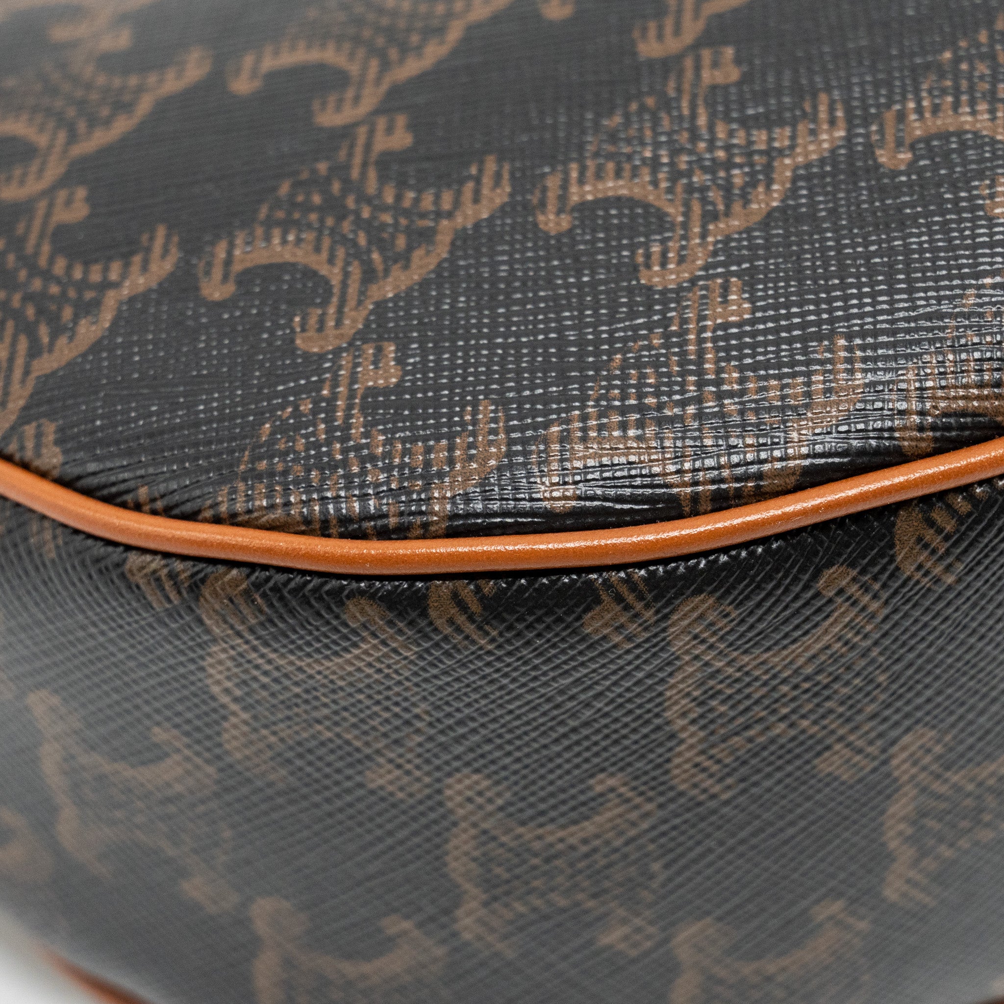 CELINE AVA BAG TRIOMPHE CANVAS / CALFSKIN TAN GHW