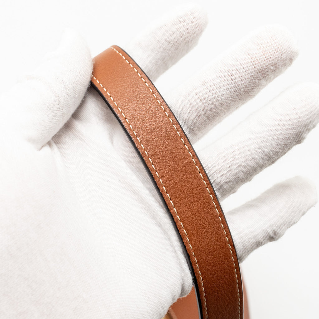 CELINE MEDIUM ROMY SUPPLE CALFSKIN TAN GHW