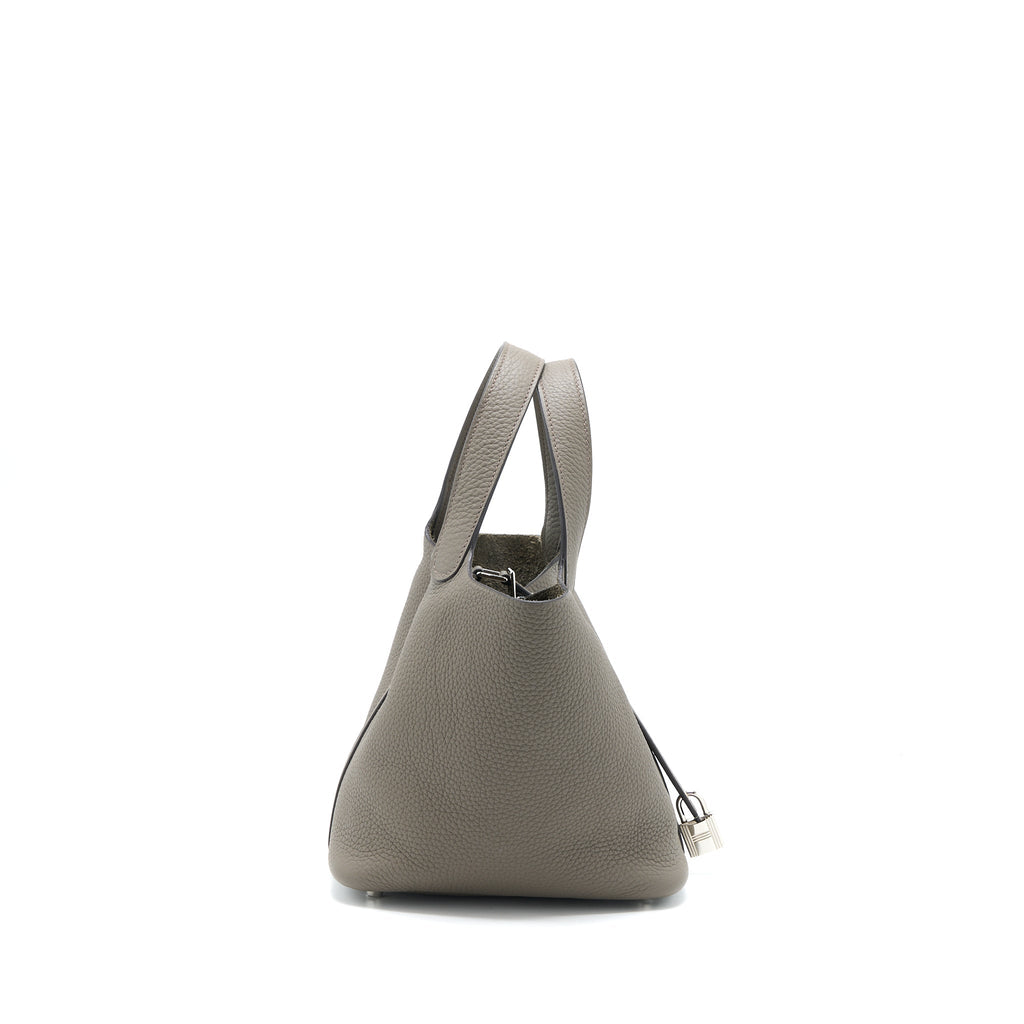 HERMES PICOTIN 18 CLEMENCE GRIS ETAIN SHW