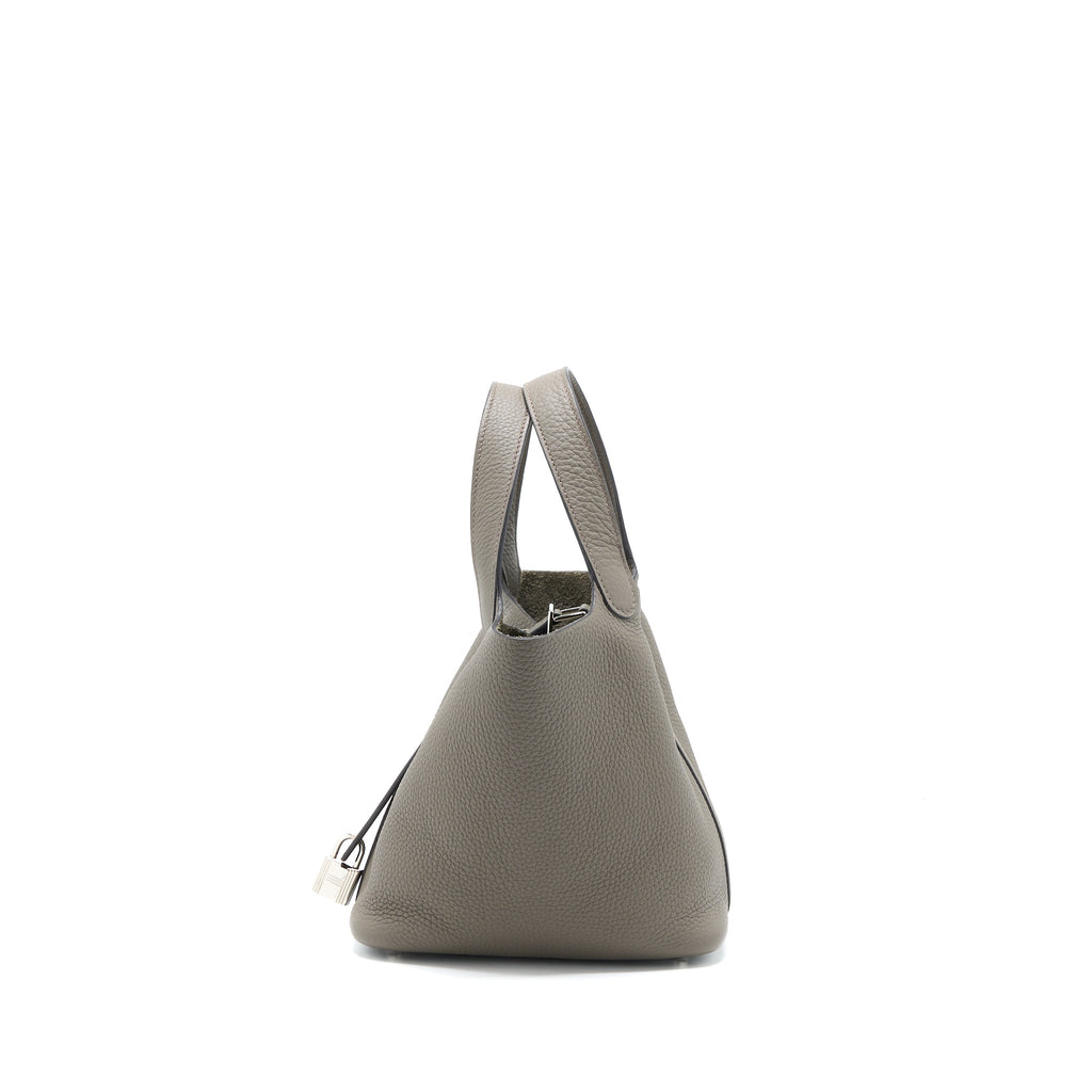 HERMES PICOTIN 18 CLEMENCE GRIS ETAIN SHW
