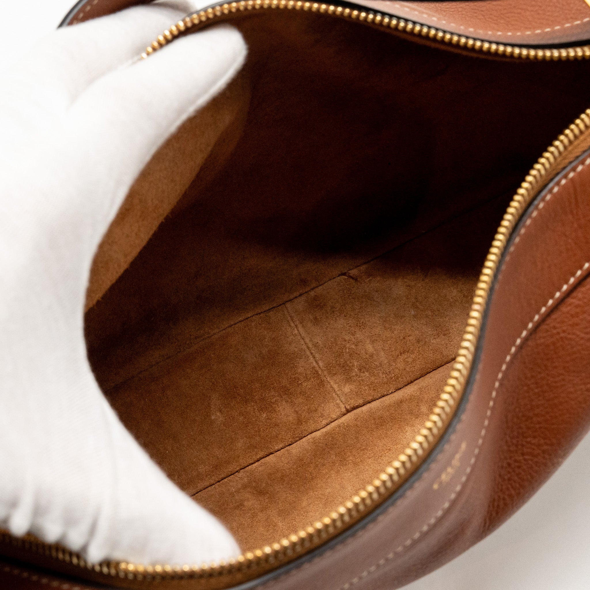 CELINE MEDIUM ROMY SUPPLE CALFSKIN TAN GHW