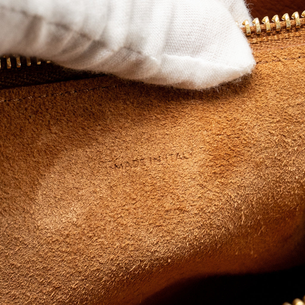 CELINE MEDIUM ROMY SUPPLE CALFSKIN TAN GHW