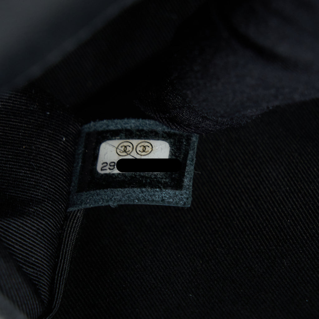 CHANEL MEDIUM BOY BAG CAVIAR BLACK GHW
