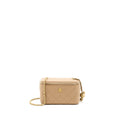 CHANEL PEARL CRUSH LONG VANITY CASE LAMBSKIN DARK BEIGE GHW