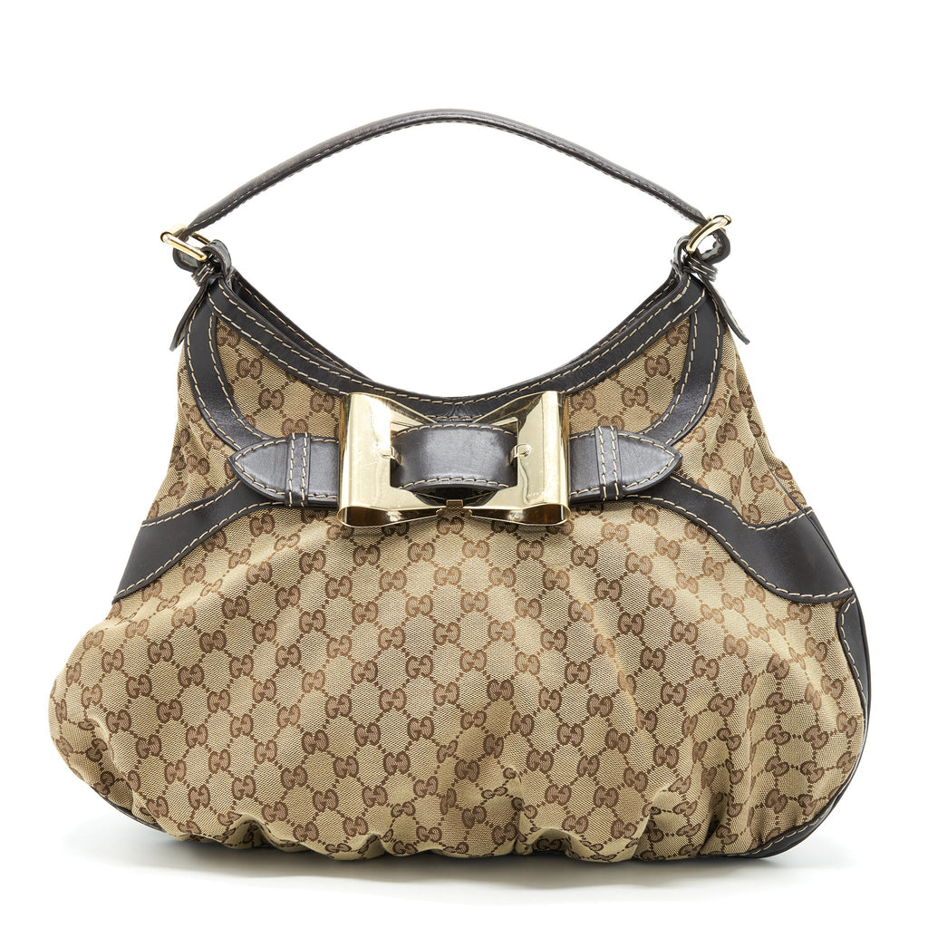 GUCCI VINTAGE TOTE BAG GG SUPREME GHW