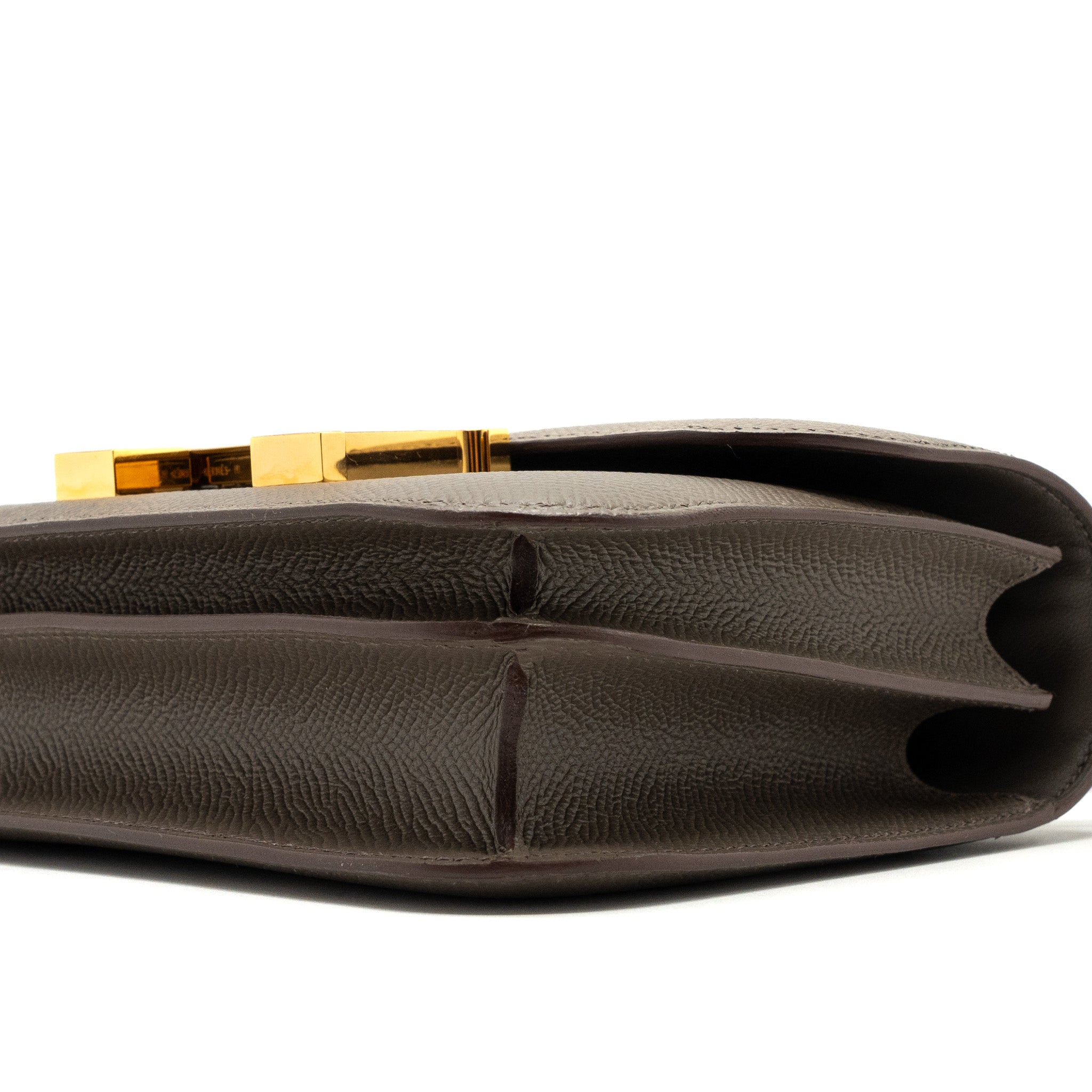 HERMES MINI CONSTANCE EPSOM GRIS ETAIN GHW