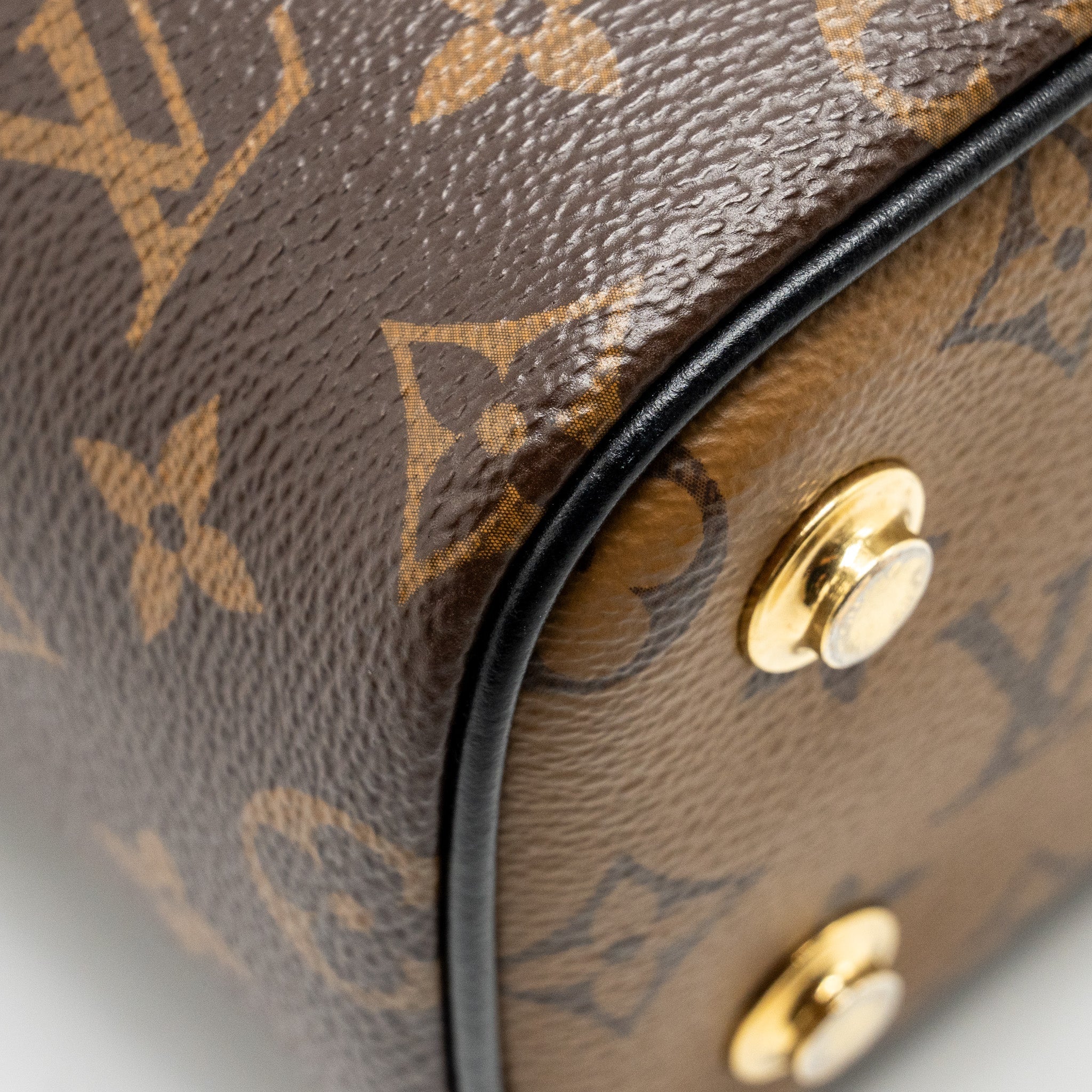 LOUIS VUITTON VANITY CASE PM MONOGRAM REVERSE CANVAS GHW