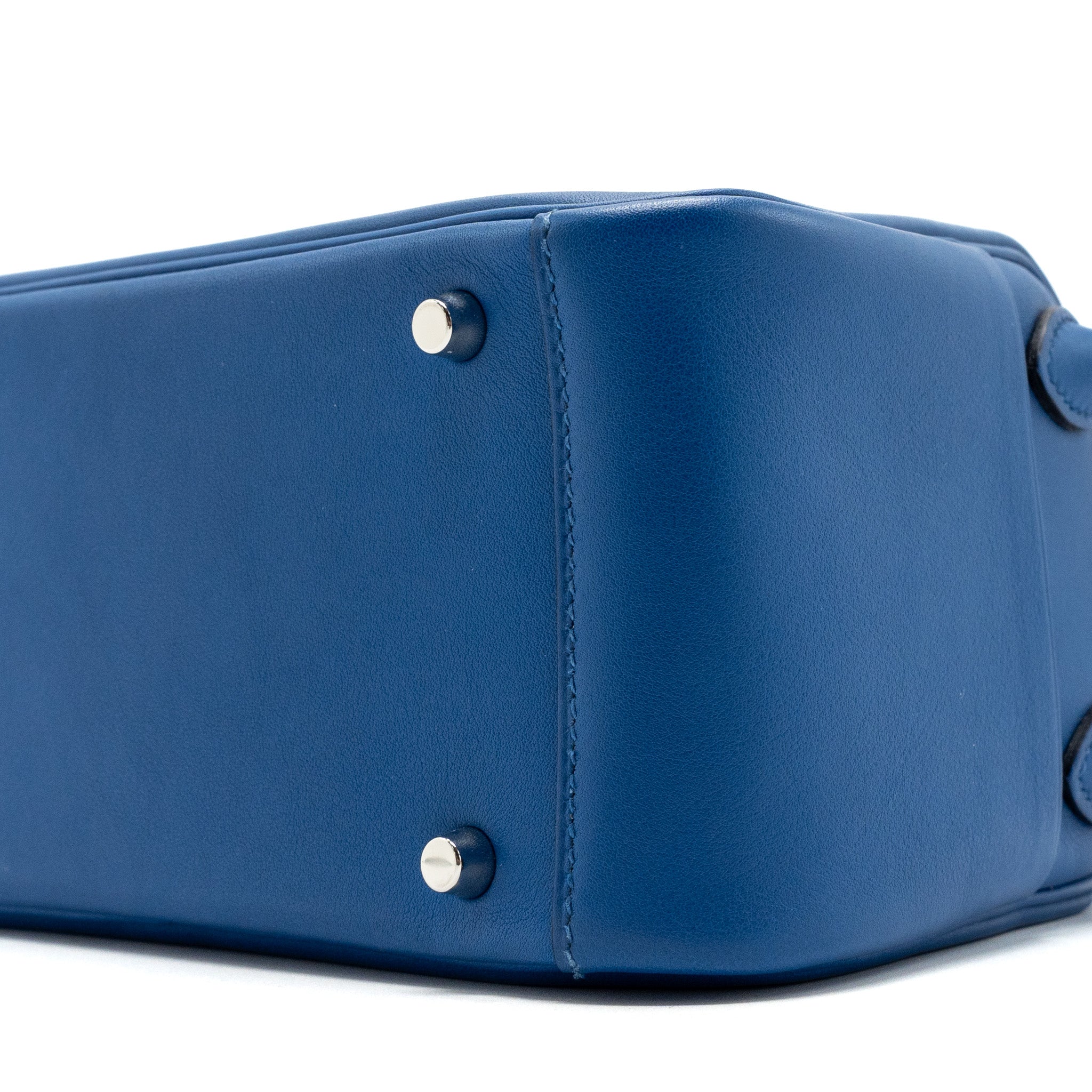 HERMES MINI LINDY SWIFT BLUE FRANCE / BLUE SAPHIR SHW