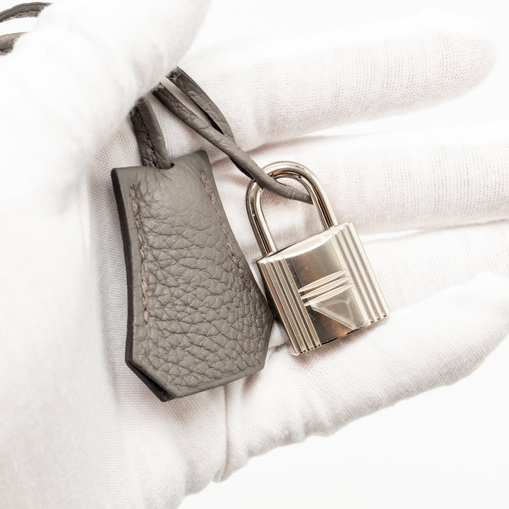 HERMES BIRKIN 30 TOGO GRIS ETAIN SHW