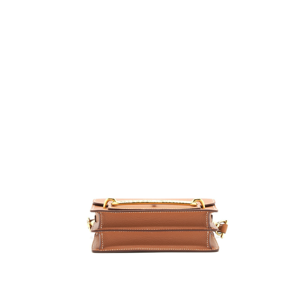 HERMES MINI ROULIS GOLD GHW