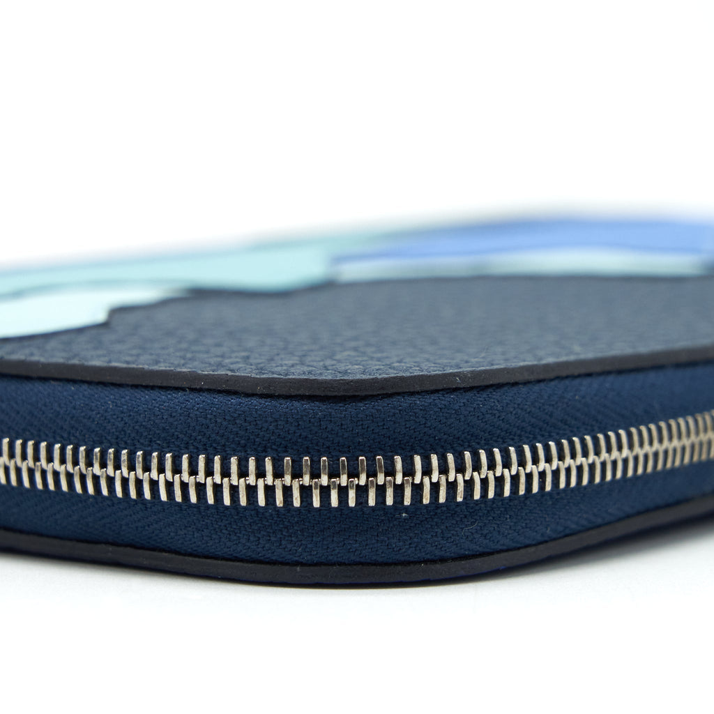HERMES ENDLESS ROAD SMALL POUCH BLUE/MULTICOLOUR SHW
