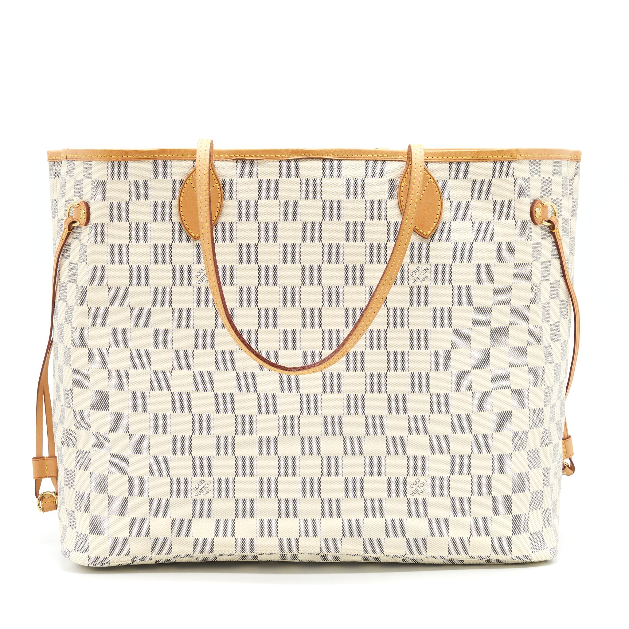 LOUIS VUITTON NEVERFULL GM DAMIER AZUR CANVAS